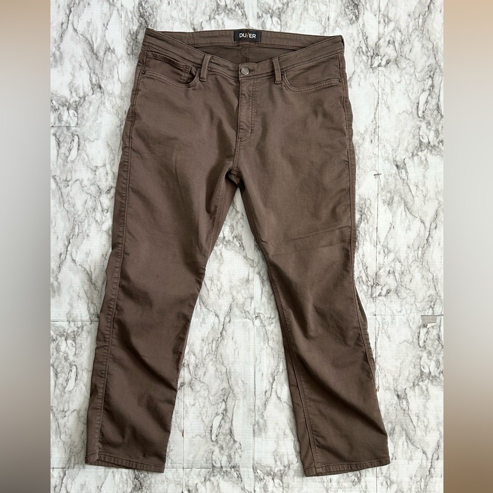 DU/ER DUER | men’s size 38 x 32 No Sweat Relaxed Fit Straight Leg pants - Picture 2 of 12